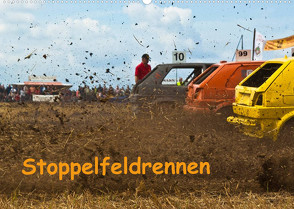 Stoppelfeldrennen (Wandkalender 2022 DIN A2 quer) von J. Sülzner [[NJS-Photographie]],  Norbert