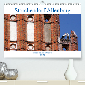 Storchendorf Allenburg – Impressionen aus Ostpreußen (Premium, hochwertiger DIN A2 Wandkalender 2021, Kunstdruck in Hochglanz) von von Loewis of Menar,  Henning