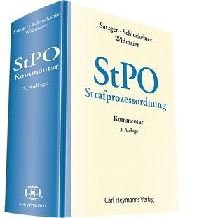 StPO-Kommentar von Satzger,  Helmut, Schluckebier,  Wilhelm, Widmaier,  Gunter