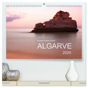 Strände, Felsen und Meer – ALGARVE 2024 (hochwertiger Premium Wandkalender 2024 DIN A2 quer), Kunstdruck in Hochglanz von Koch,  Lucyna