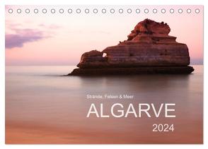 Strände, Felsen und Meer – ALGARVE 2024 (Tischkalender 2024 DIN A5 quer), CALVENDO Monatskalender von Koch,  Lucyna