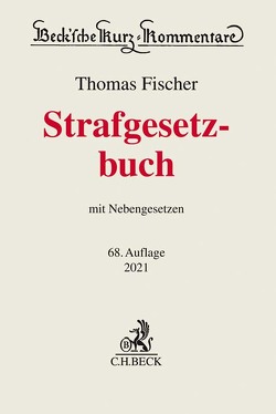 Strafgesetzbuch von Fischer,  Thomas