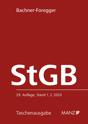 Strafgesetzbuch StGB von Bachner-Foregger,  Helene