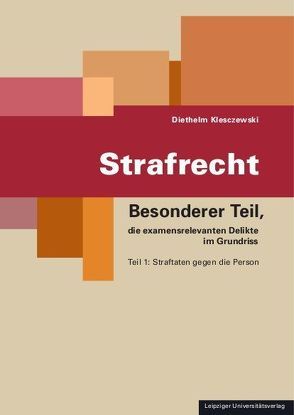 Strafrecht von Klesczewski,  Diethelm