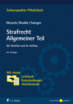 Strafrecht Allgemeiner Teil von Beulke,  Werner, Satzger,  Helmut, Wessels,  Johannes