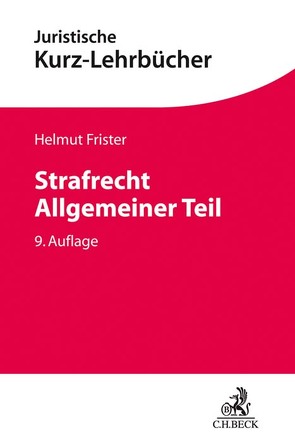 Strafrecht Allgemeiner Teil von Frister,  Helmut