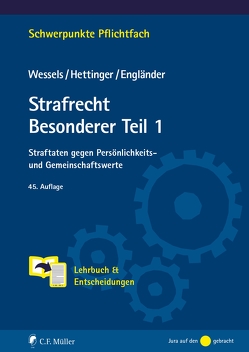 Strafrecht Besonderer Teil / 1 von †.,  Johannes Wessels, Engländer,  Armin, Engländer,  Wessels Hettinger, Hettinger,  Michael