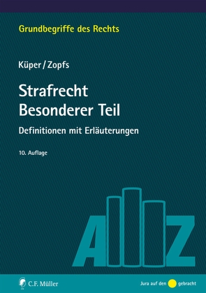 Strafrecht Besonderer Teil von Küper,  Wilfried, Zopfs,  Jan