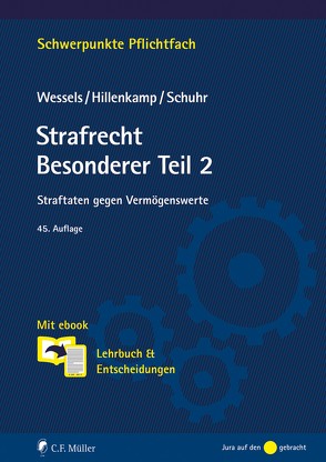 Strafrecht Besonderer Teil/2 von Hillenkamp,  Thomas, Schuhr,  Jan C., Schuhr,  Wessels Hillenkamp, Wessels,  Johannes