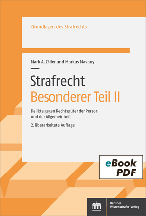 Strafrecht. Besonderer Teil II von Mavany,  Markus, Zöller,  Mark A.