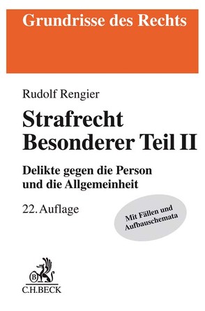 Strafrecht Besonderer Teil II von Rengier,  Rudolf