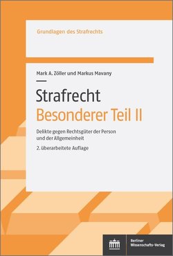 Strafrecht. Besonderer Teil II von Mavany,  Markus, Zöller,  Mark Alexander