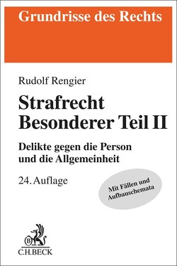 Strafrecht Besonderer Teil II von Rengier,  Rudolf