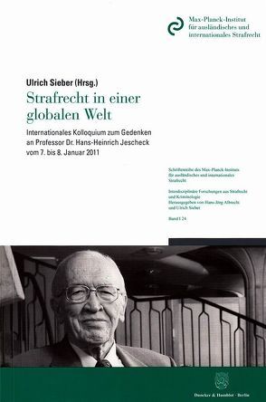 Strafrecht in einer globalen Welt. von Sieber,  Ulrich