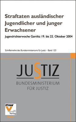 Straftaten ausländischer Jugendlicher und junger Erwachsener von Bundesministerium für Justiz