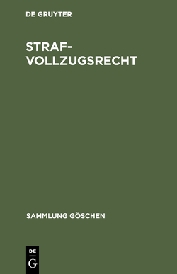 Strafvollzugsrecht