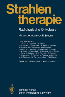 Strahlentherapie von Scherer,  E.