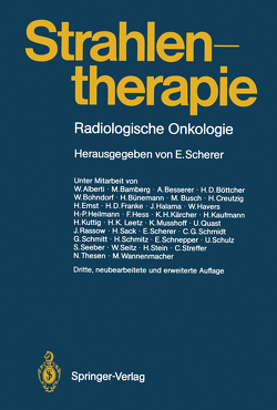 Strahlentherapie von Scherer,  Eberhard