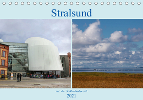 Stralsund und die Boddenlandschaft (Tischkalender 2021 DIN A5 quer) von Dürr,  Brigitte