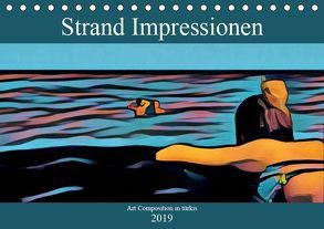 Strand Impressionen (Tischkalender 2019 DIN A5 quer) von Meerstedt,  Marina