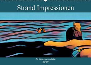 Strand Impressionen (Wandkalender 2019 DIN A2 quer) von Meerstedt,  Marina