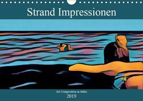 Strand Impressionen (Wandkalender 2019 DIN A4 quer) von Meerstedt,  Marina