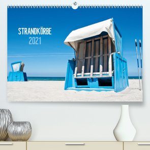 Strandkörbe 2021 (Premium, hochwertiger DIN A2 Wandkalender 2021, Kunstdruck in Hochglanz) von Kerpa,  Ralph