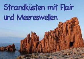 Strandküsten mit Flair & Meereswellen (Tischaufsteller DIN A5 quer) von Kaula,  Gabi