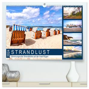 STRANDLUST Insel Rügen (hochwertiger Premium Wandkalender 2024 DIN A2 quer), Kunstdruck in Hochglanz von Dreegmeyer,  Andrea