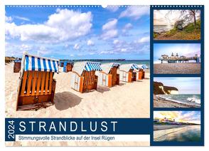 STRANDLUST Insel Rügen (Wandkalender 2024 DIN A2 quer), CALVENDO Monatskalender von Dreegmeyer,  Andrea