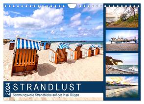 STRANDLUST Insel Rügen (Wandkalender 2024 DIN A4 quer), CALVENDO Monatskalender von Dreegmeyer,  Andrea