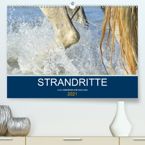 STRANDRITTE (Premium, hochwertiger DIN A2 Wandkalender 2021, Kunstdruck in Hochglanz) von Eckerl Tierfotografie www.petraeckerl.com,  Petra