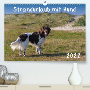 Strandurlaub mit Hund (Premium, hochwertiger DIN A2 Wandkalender 2022, Kunstdruck in Hochglanz) von Bollich,  Heidi