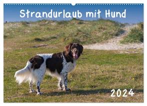 Strandurlaub mit Hund (Wandkalender 2024 DIN A2 quer), CALVENDO Monatskalender von Bollich,  Heidi