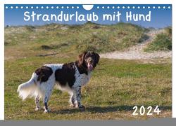 Strandurlaub mit Hund (Wandkalender 2024 DIN A4 quer), CALVENDO Monatskalender von Bollich,  Heidi