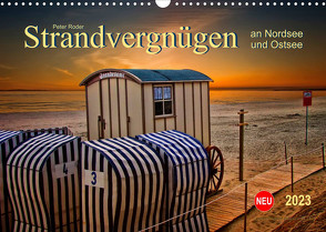 Strandvergnügen – an Nordsee und Ostsee (Wandkalender 2023 DIN A3 quer) von Roder,  Peter