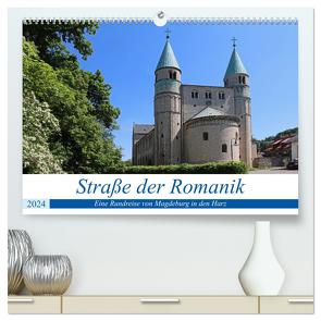 Straße der Romanik im Harz – eine Rundreise von Magdeburg in den Harz (hochwertiger Premium Wandkalender 2024 DIN A2 quer), Kunstdruck in Hochglanz von Bussenius,  Beate