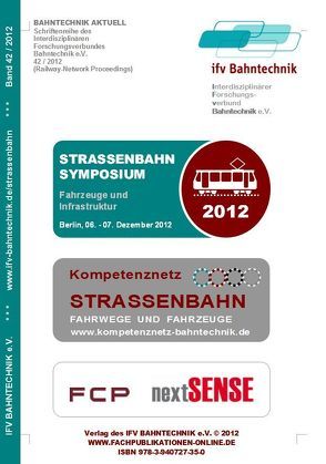 Strassenbahn Symposium 2012 von Schulz,  Eckhard