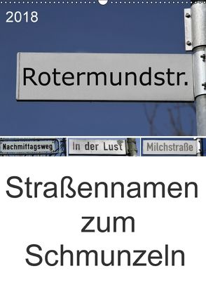 Straßenschilder zum Schmunzeln (Wandkalender 2018 DIN A2 hoch) von SchnelleWelten