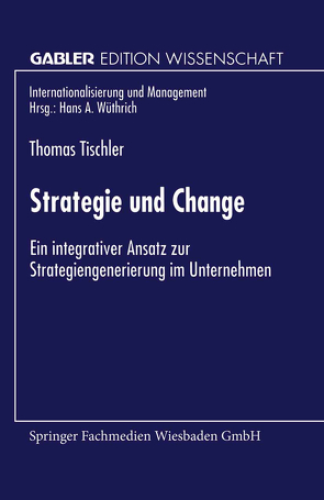 Strategie und Change von Tischler,  Thomas