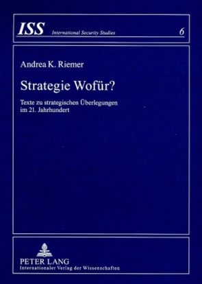 Strategie Wofür? von Riemer,  Andrea K.