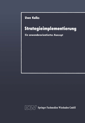 Strategieimplementierung von Kolks,  Uwe