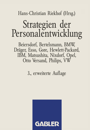 Strategien der Personalentwicklung von Riekhof,  Hans-Christian