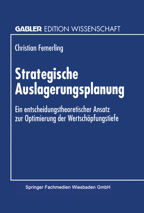 Strategische Auslagerungsplanung von Femerling,  Christian