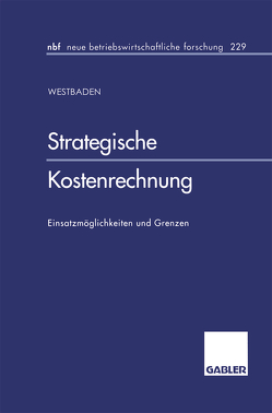 Strategische Kostenrechnung von Baden,  Axel