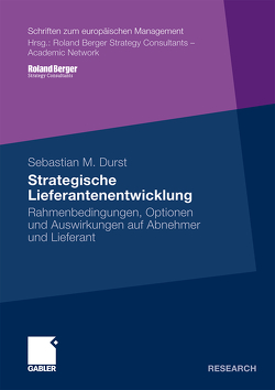 Strategische Lieferantenentwicklung von Durst,  Sebastian