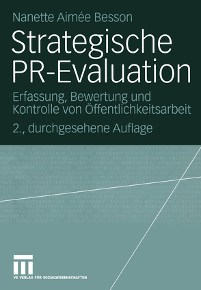 Strategische PR-Evaluation von Besson,  Nanette