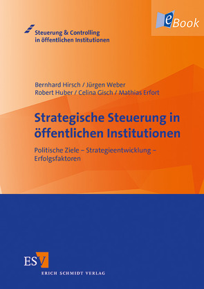 Strategische Steuerung in öffentlichen Institutionen von Erfort,  Mathias, Gisch,  Celina, Hirsch,  Bernhard, Huber,  Robert, Weber,  Juergen