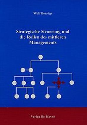 Strategische Steuerung und die Rollen des mittleren Managements von Bonsiep,  Wolf