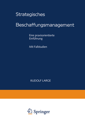 Strategisches Beschaffungsmanagement von Large,  Rudolf